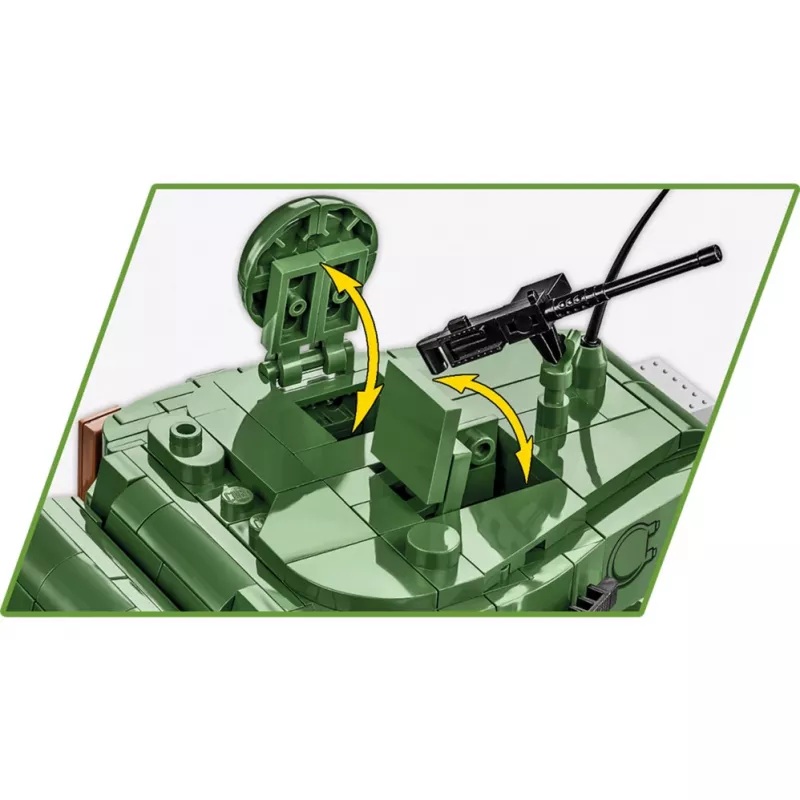 Conjunto de construção COBI M26 Pershing T26E3 904 peças plástico para crianças a partir dos 3 anos