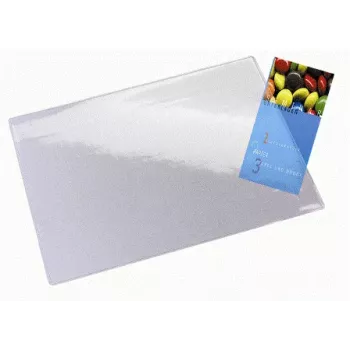 Tapete de secretária Leitz Plus, transparente, policloreto de vinilo (PVC), 650 mm, 500 mm, 1 unid.