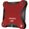 SSD externo ADATA SD620 1 TB, portátil USB 3.2 Gen 2 (Micro-USB B), velocidade de leitura 520 MB/s, velocidade de escrita 460 MB/s, resistente a choques, Vermelho