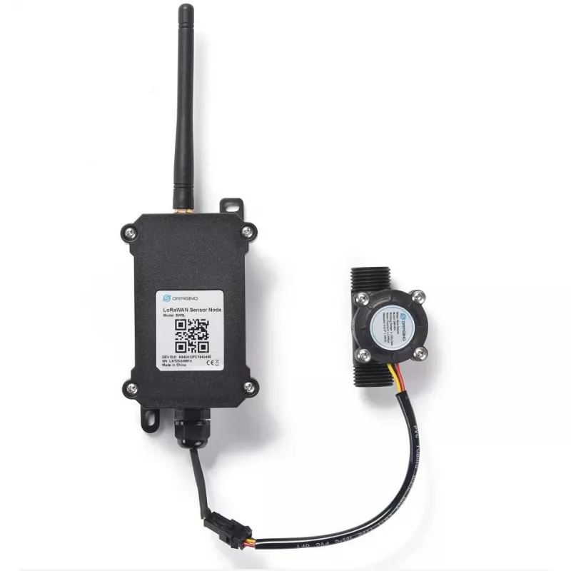 Contador de água DRAGINO SW3L-EU868 G1/2 DN15 — LoRaWAN, ligação G1/2, DN15