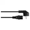 Good Connections P0150-S050 - 5 m - Ficha de rede tipo E+F - Conector fêmea C15 - H05V2V2-F - 250 V