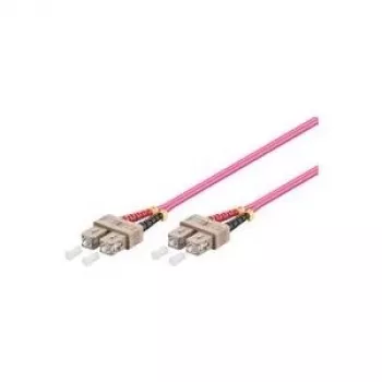 Cabo de InfiniBand/fibra ótica Microconnect FIB222001-4 1 m SC violeta