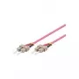 Cabo de InfiniBand/fibra ótica Microconnect FIB222001-4 1 m SC violeta