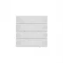 Sensor de toque KNX de parede Gira Tastsensor 4 Komfort TS4 ws 5004003, 4 canais, branco