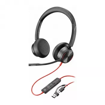 HP Poly Blackwire 8225-M Auscultador estéreo USB-C, ANC, certificado Teams (a granel) (C92SCA6)