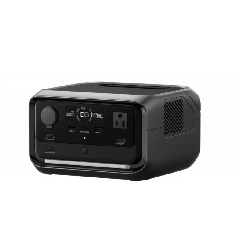 Bateria EcoFlow EFEB300 LiFePO4 28V 286Wh extensão portátil para estação de energia