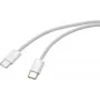 Cabo USB Renkforce USB-C® macho, USB-C® macho 1,00 m branco Twisted Pairs RF-6056878 (RF-6056878)