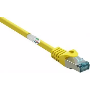 RF-5088652 cabo de rede RJ45 cabo de patch CAT 6a S/FTP 5,00 m amarelo ignífugo 1 unid. (RF-5088652)