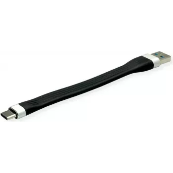 Cabo ROLINE 11.02.9014 USB 0,11 m USB 3.2 Gen 1 (3.1 Gen 1) USB A USB C preto (11.02.9014)