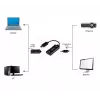 Adaptador de cabo de vídeo GEMBIRD A-HDMIF30-DPM-01 HDMI Tipo A para DisplayPort 0,15 m preto