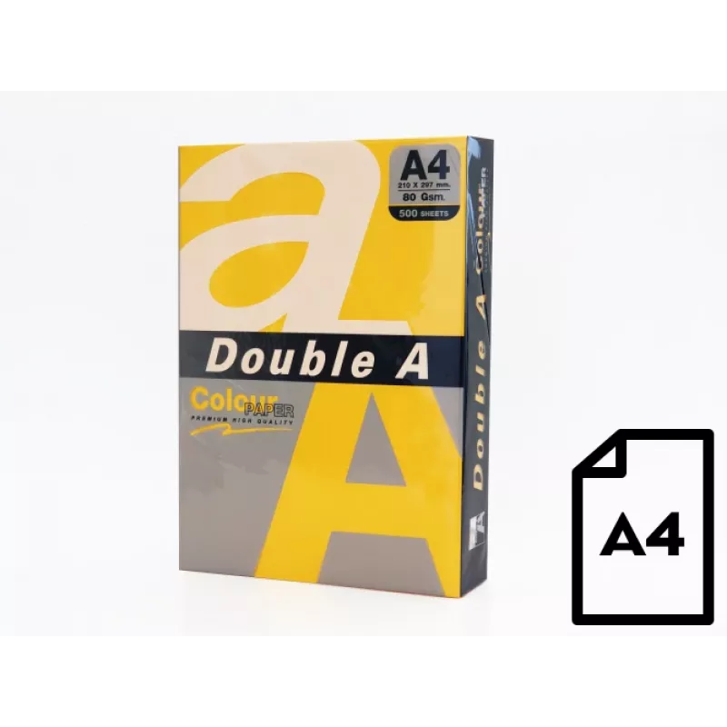 Papel colorido A4 double a DA-GOLD 80 g/m², 500 folhas