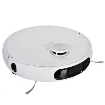 Robô aspirador EZVIZ RS2 com mapeamento, 4000 Pa de potência de aspiração, bateria de 5200 mAh, 220 min de autonomia, mopa lavável, estação base com depósitos de água de 5/5,5 L