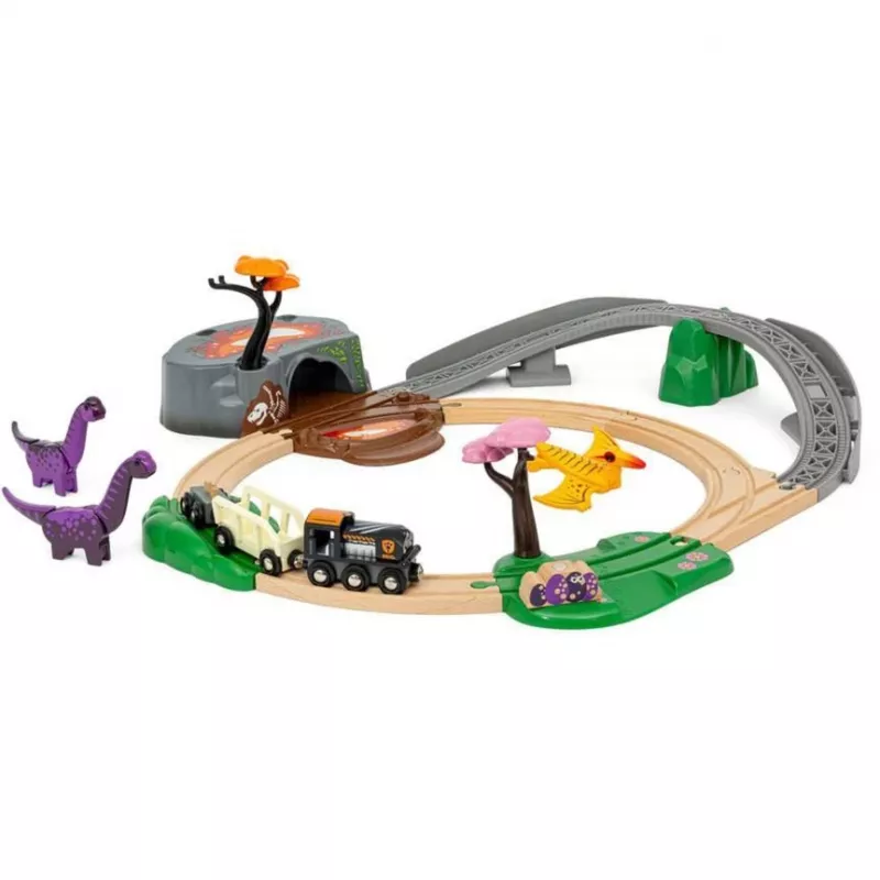 Brio World conjunto de aventura dos dinossauros, via