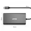UNITEK uHUB O8+ Hub USB 3.2 Gen 1 Type-C com fio, Cinzento, 100W Power Delivery