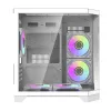 Caixa de computador Darflash FT350 + 5 ventoinhas aRGB (branco)
