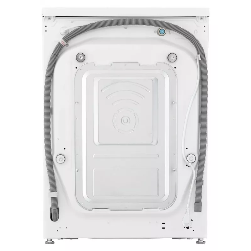 LG | Máquina de lavar roupa | F2WR508SWW | Classe de eficiência energética A-10% | Carga frontal | Capacidade de lavagem 8 kg | 1200 rpm | Profundidade 47,5 cm | Largura 60 cm | Visor | LED | Função vapor
