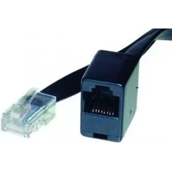 Shiverpeaks BASIC-S BS70235-8/8 Cabo de extensão ISDN, 15 m, ficha RJ45 para tomada RJ45, preto
