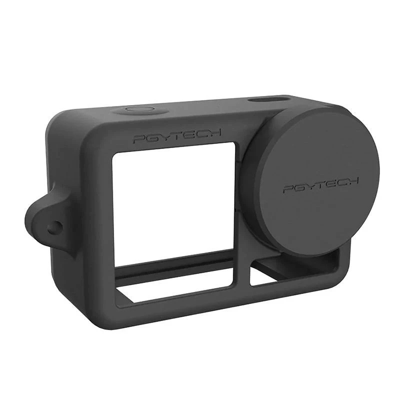 Bolsa para câmara PGYTECH OSMO ACTION 3 capa de silicone preta