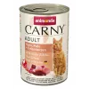 ANIMONDA Carny Adult Frango, Peru, Corações de Pato - Alimento húmido para gatos - 400 g