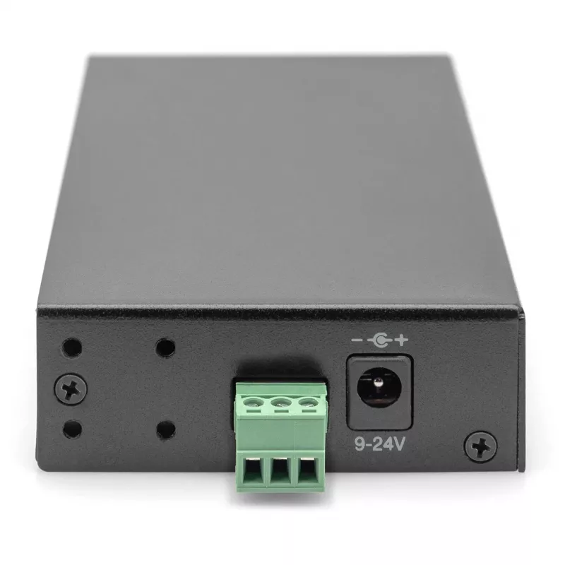 Hub USB DIGITUS 4 portas 3.0->4xA3.0 industrial line preto