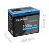 Bateria LiFePO4 QOLTEC 12,8 V 100 Ah com Bluetooth — 12,8 V 100 Ah