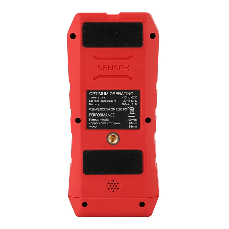 Detetor de metal e madeira Unit UT387E – profundidade de deteção: metal até 100 mm, madeira até 38 mm