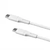 Cabo fixo USB-C para USB-C FIXED FIXDLS-CC2-WH, 2 m, 60 W
