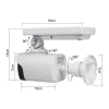 Câmara de vigilância câmara falsa solar com luz LED SOL1800S CEE