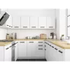 Topeshop KUCHNIA SET 200 BIEL conjunto de mobiliário de cozinha/sala de jantar