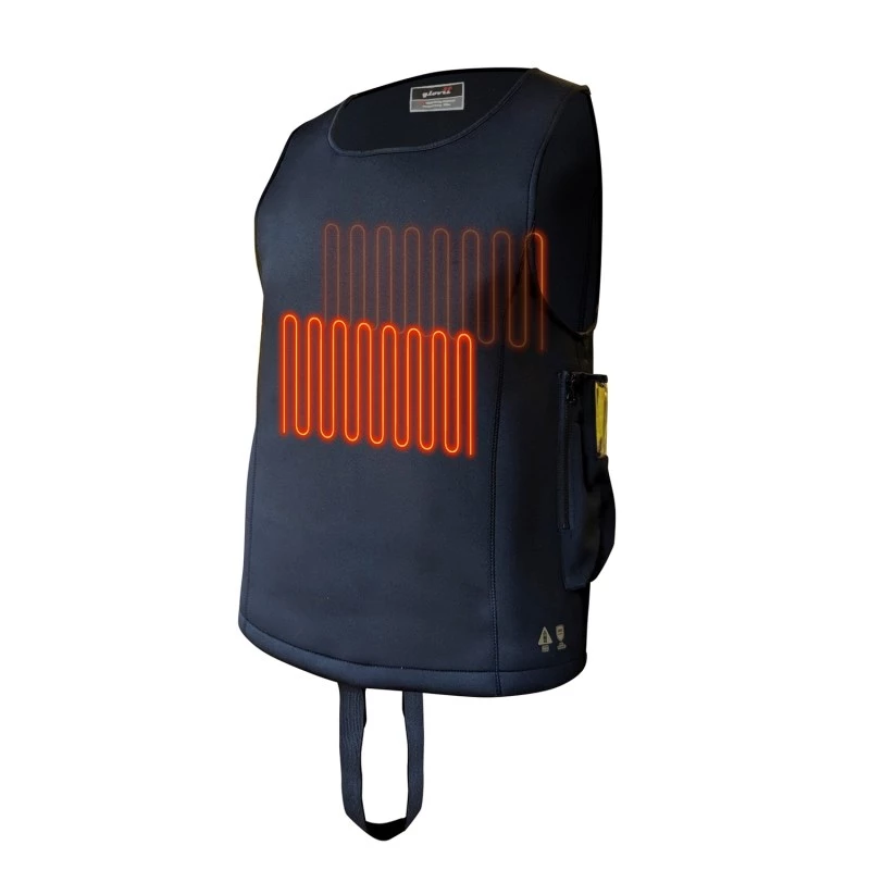 Colete para desportos aquáticos Glovii GMV1M preto softshell