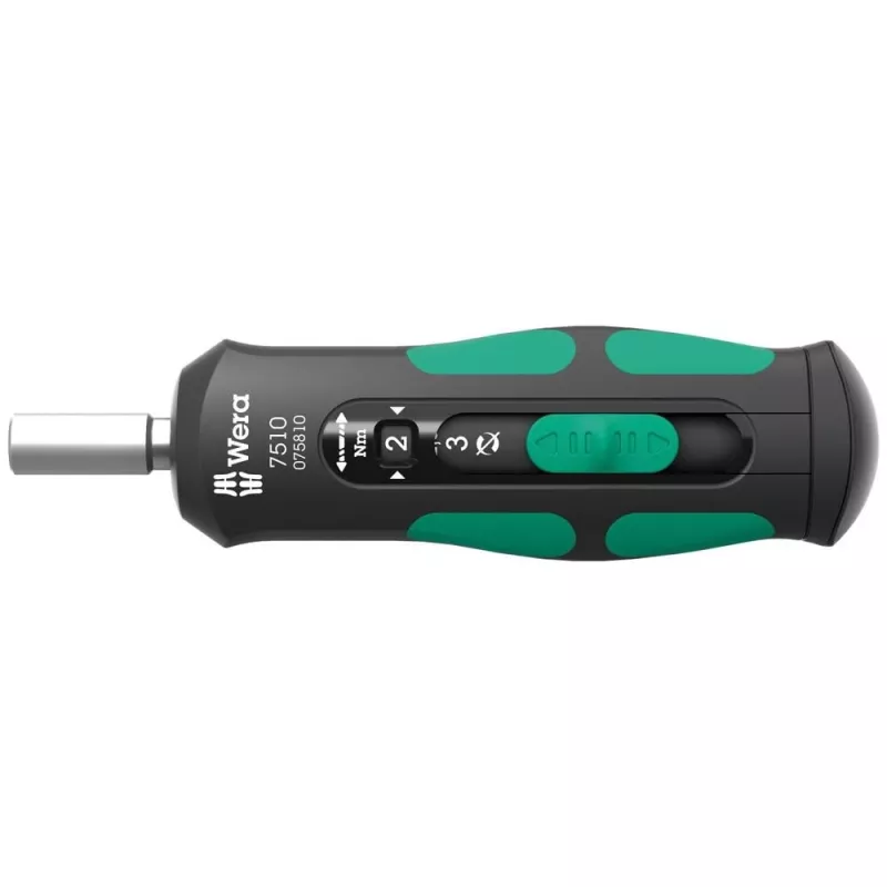 Wera 7510 Kraftform Safe-Torque Speed chave de fendas dinamométrica, 1-3 Nm, 1/4″