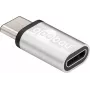 Wentronic Goobay adaptador USB-C™ - conector fêmea USB 2.0 Micro-B, prateado - para ligar um dispositivo USB-C™ a um cabo USB 2.0 Micro-B (56636)