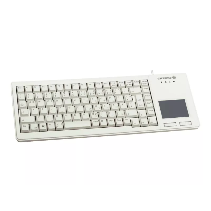 Teclado CHERRY XS Touchpad universal USB QWERTY US inglês cinzento