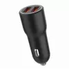 Carregador de automóvel para dispositivos móveis Gembird TA-UC-A2QC36-CAR-01, 36 W, 12–24 V, isqueiro, preto
