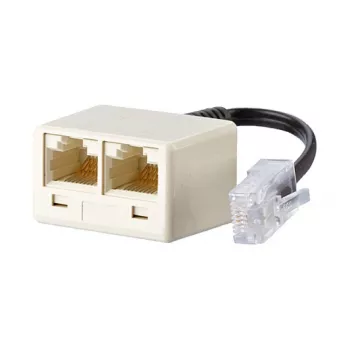 METZ CONNECT UAE - adaptador de rede - RJ-45 (F) para RJ-45 (M) - 10 cm - branco pérola (130607440101-E)