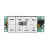 Injetor PoE Extralink 4 portas 4x 100 Mb/s RJ45, Fast Ethernet, 48 V, sem caixa