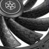 Ventoinha SILVERSTONE SST-SF160B 160mm preta ventoinha axial
