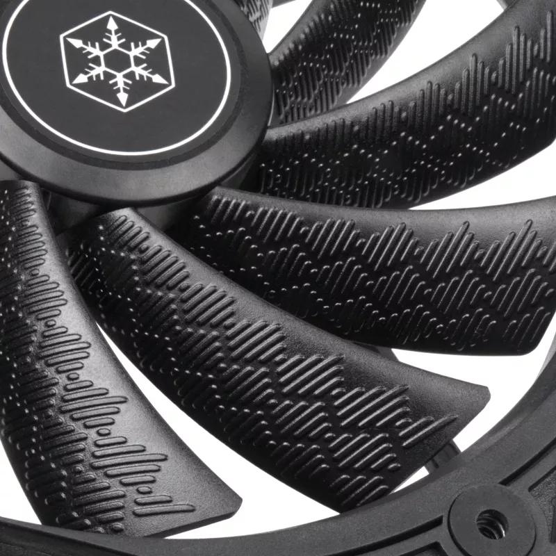 Ventoinha SILVERSTONE SST-SF160B 160mm preta ventoinha axial