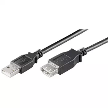 Cabo de extensão USB GOOBAY 93600 — USB A para USB A, USB 2.0, 3 m, preto