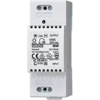 JUNG NT 1220 REG VDC - 100 - 240 V - 50/60 Hz - 2 A - Branco - 36 mm