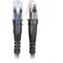 PatchSee ThinPATCH - cabo de rede - RJ-45 (M) para RJ-45 (M) - 60 cm - 4,9 mm - FTP - CAT 6a - IEEE 802,3at - blindado, sem halogéneos - preto (TP-6A-F/2)