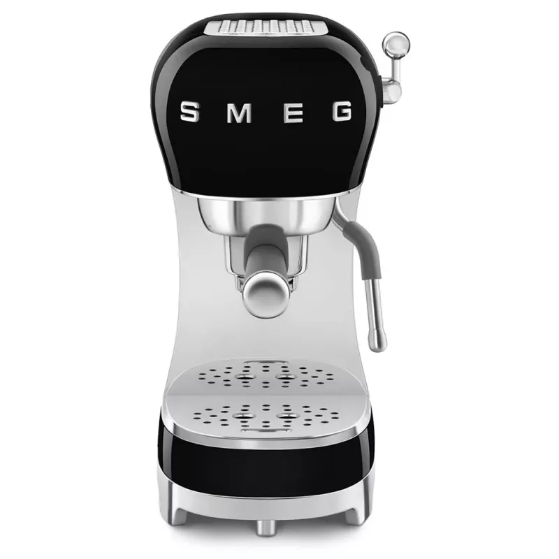 SMEG 50's Style ECF02BLEU máquina de espresso, 15 bar, preta