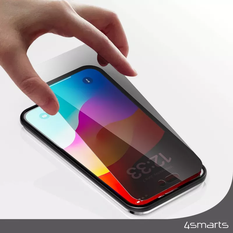 Película de proteção de ecrã 4smarts 540599 para iPhone 15 Plus resistente a riscos