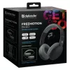 Defender FreeMotion B480 63480 auscultadores sem fios supra-auriculares, Bluetooth 5.3, USB-C, AUX, microSD, até 14 h, 20-20000 Hz, pretos