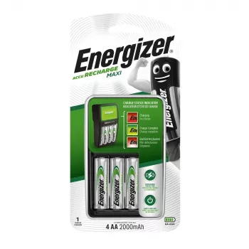 Carregador de pilhas ENERGIZER Maxi ACCU HR6 POW + 2 pilhas AA 2000 mAh