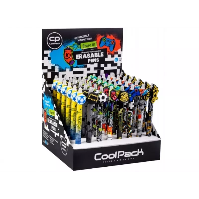 Caneta retrátil apagável CoolPack Boys