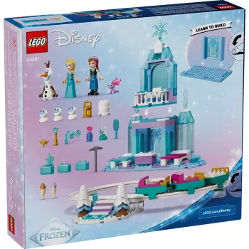 LEGO DISNEY 43281 O Castelo de Gelo de Elsa e Aventura de Trenó na Neve
