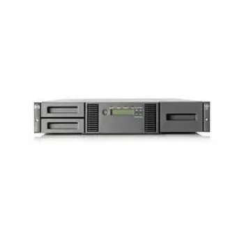 Hewlett Packard Enterprise HPE StorageWorks MSL2024 – biblioteca de fitas – LTO Ultrium – número máximo de unidades: 2 – Rack – montagem em rack – 2U – leitor de códigos de barras – para ProLiant DL120