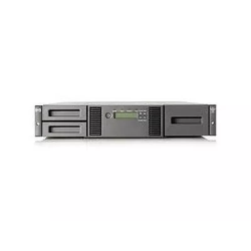 Hewlett Packard Enterprise HPE StorageWorks MSL2024 – biblioteca de fitas – LTO Ultrium – número máximo de unidades: 2 – Rack – montagem em rack – 2U – leitor de códigos de barras – para ProLiant DL120