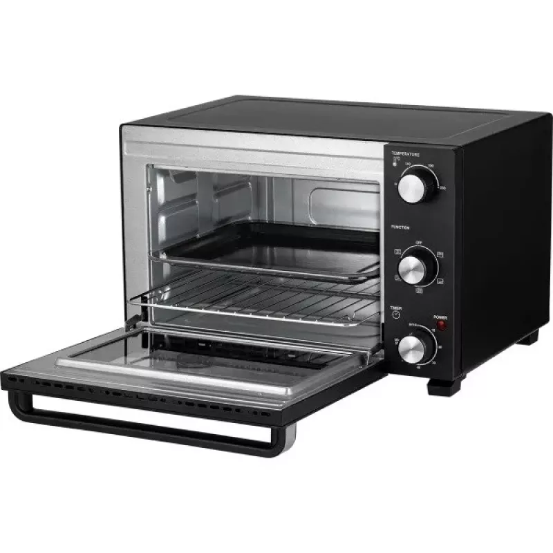 Forno de mesa elétrico MPM MPE-17/T – 48 L, 1800 W, convecção, termostato, espeto rotativo